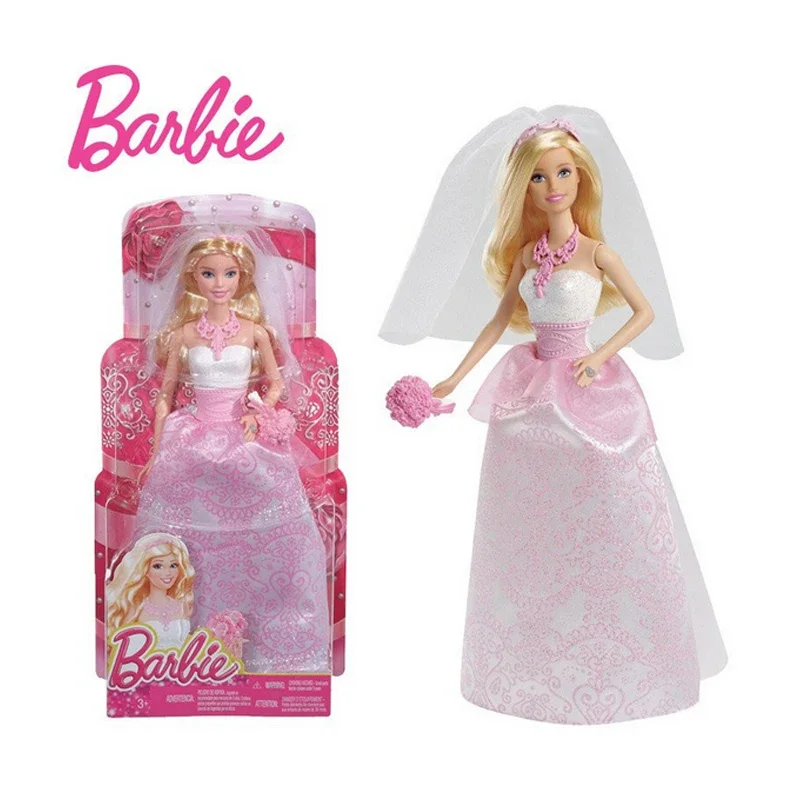 Kids Toys Xmas - Oryginalna lalka Barbie, lalka panny młodej,