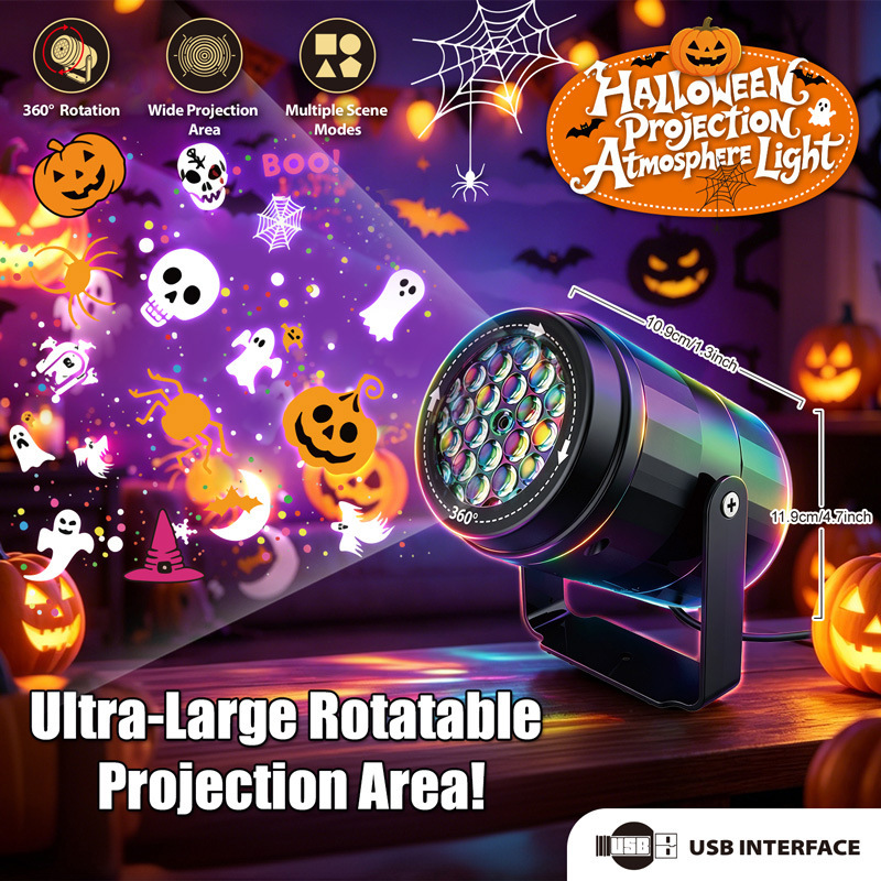 Projektor LED na Halloween i B – Kids Yard Toys recenzja i cena