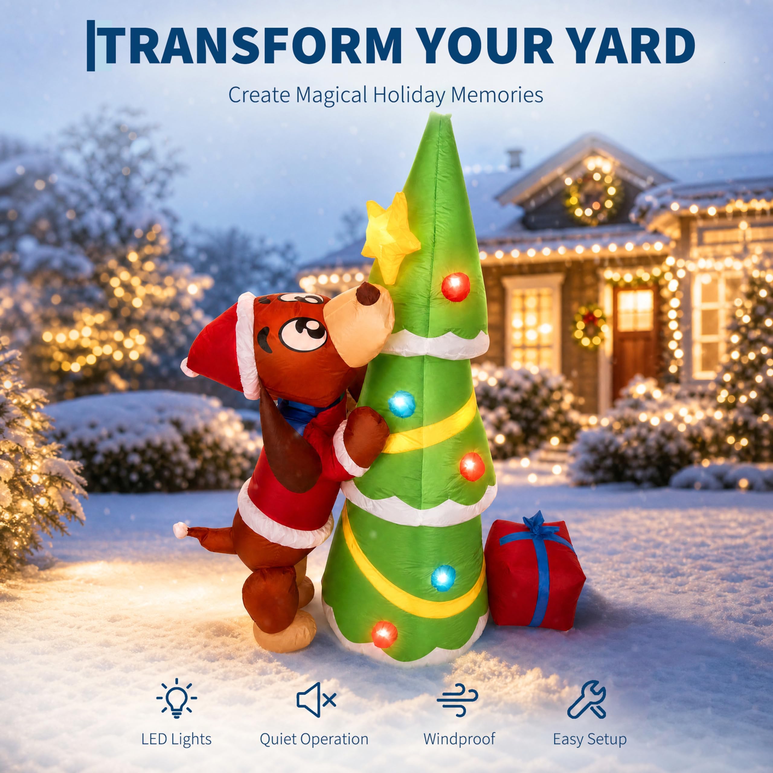 7ft 210cm Gigantyczny nadmuchi – Kids Yard Toys recenzja i cena